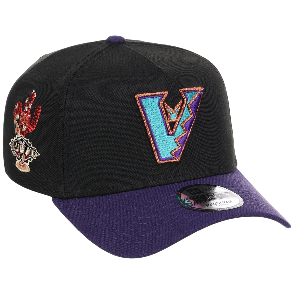 Arizona Diamondbacks MLB Flipmode 2.0 New Era 9FORTY A-Frame (Black/Purple/Gray)