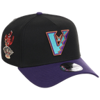Arizona Diamondbacks MLB Flipmode 2.0 New Era 9FORTY A-Frame (Black/Purple/Gray)