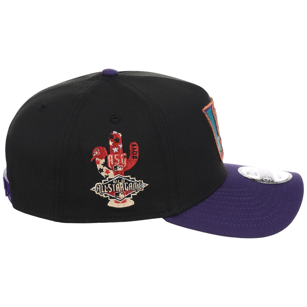 Arizona Diamondbacks MLB Flipmode 2.0 New Era 9FORTY A-Frame (Black/Purple/Gray)