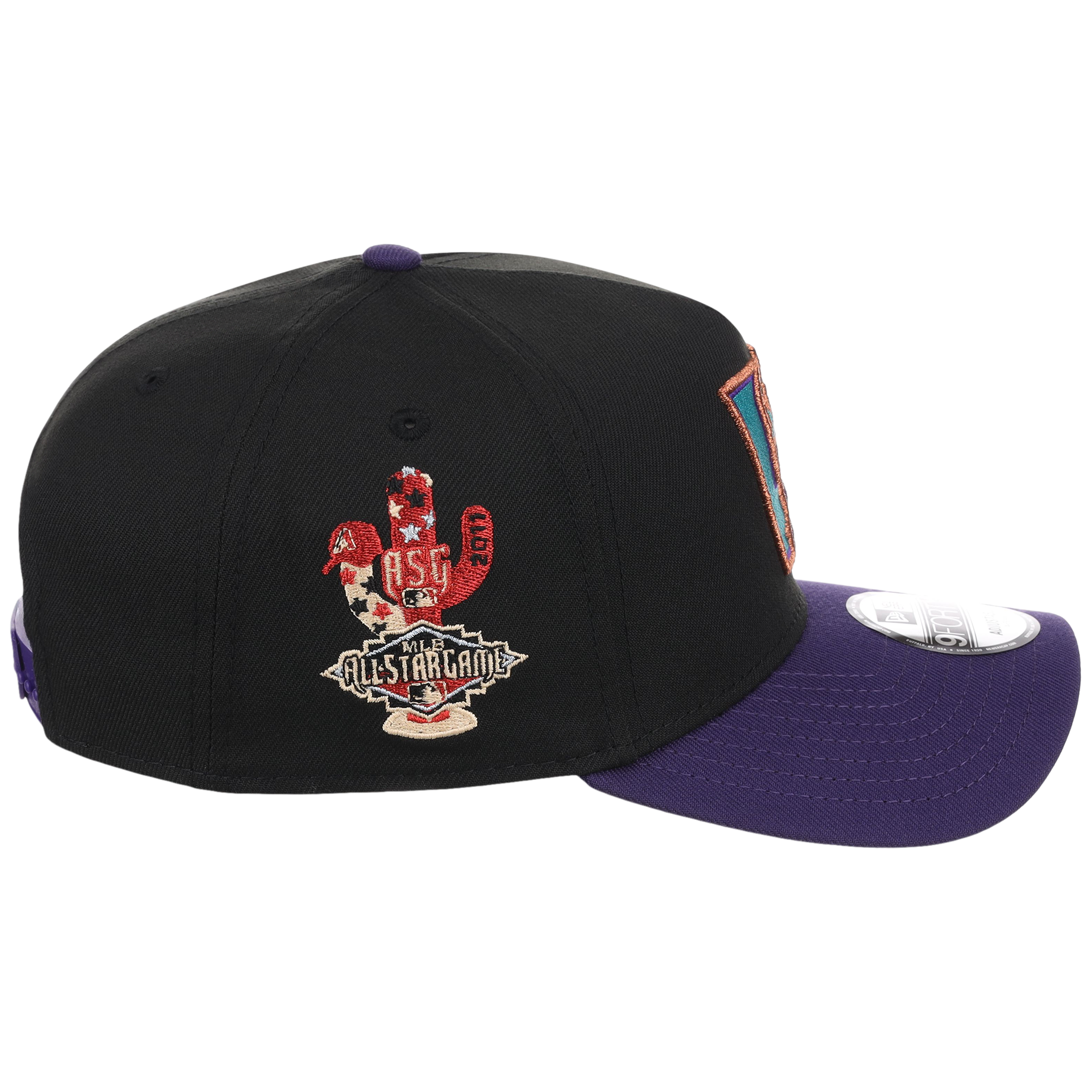 Arizona Diamondbacks MLB Flipmode 2.0 New Era 9FORTY A-Frame (Black/Purple/Gray)