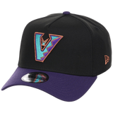 Arizona Diamondbacks MLB Flipmode 2.0 New Era 9FORTY A-Frame (Black/Purple/Gray)