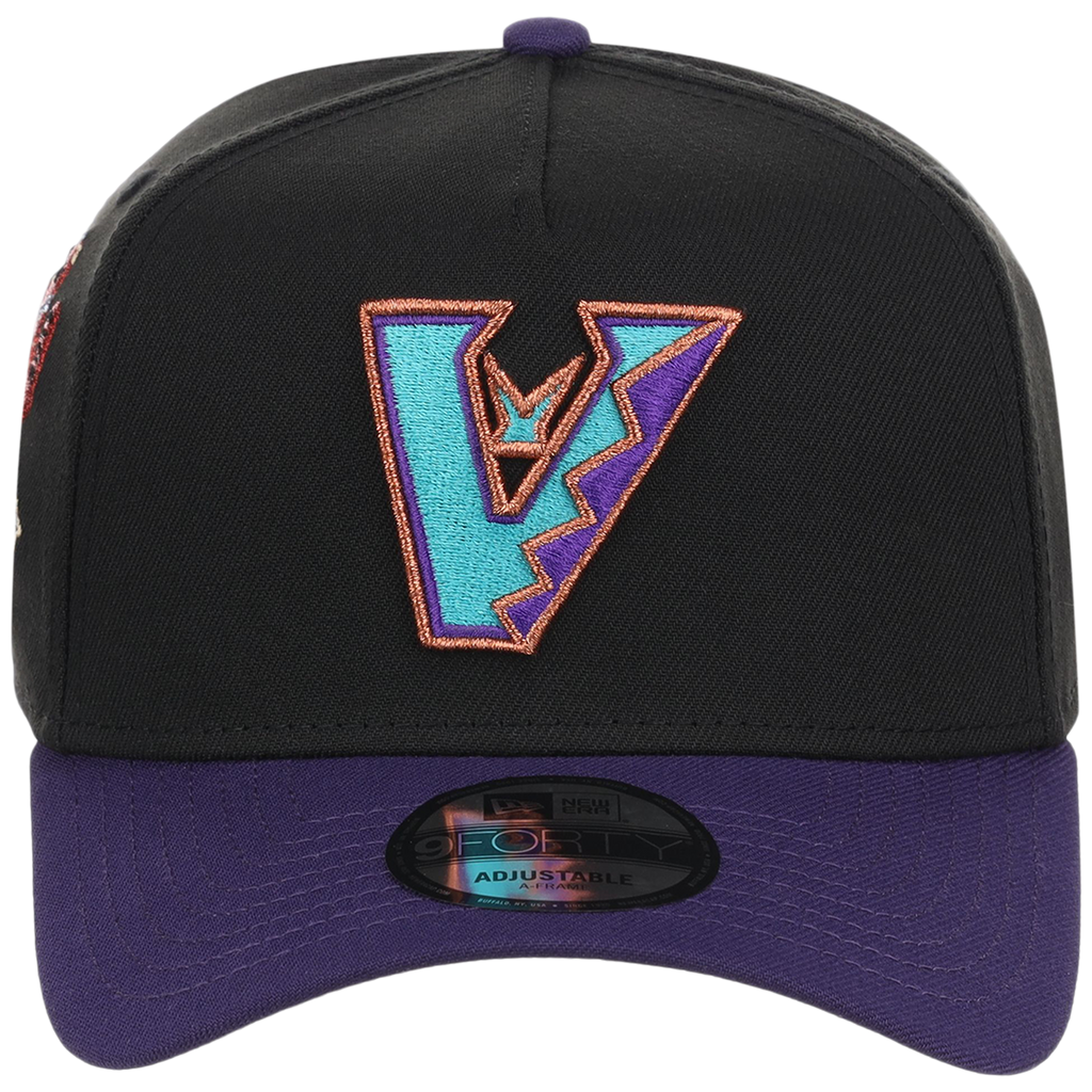 Arizona Diamondbacks MLB Flipmode 2.0 New Era 9FORTY A-Frame (Black/Purple/Gray)