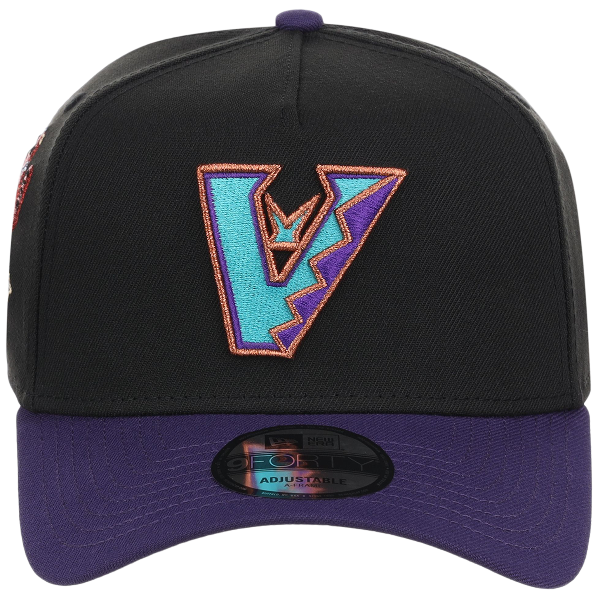 Arizona Diamondbacks MLB Flipmode 2.0 New Era 9FORTY A-Frame (Black/Purple/Gray)