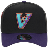 Arizona Diamondbacks MLB Flipmode 2.0 New Era 9FORTY A-Frame (Black/Purple/Gray)