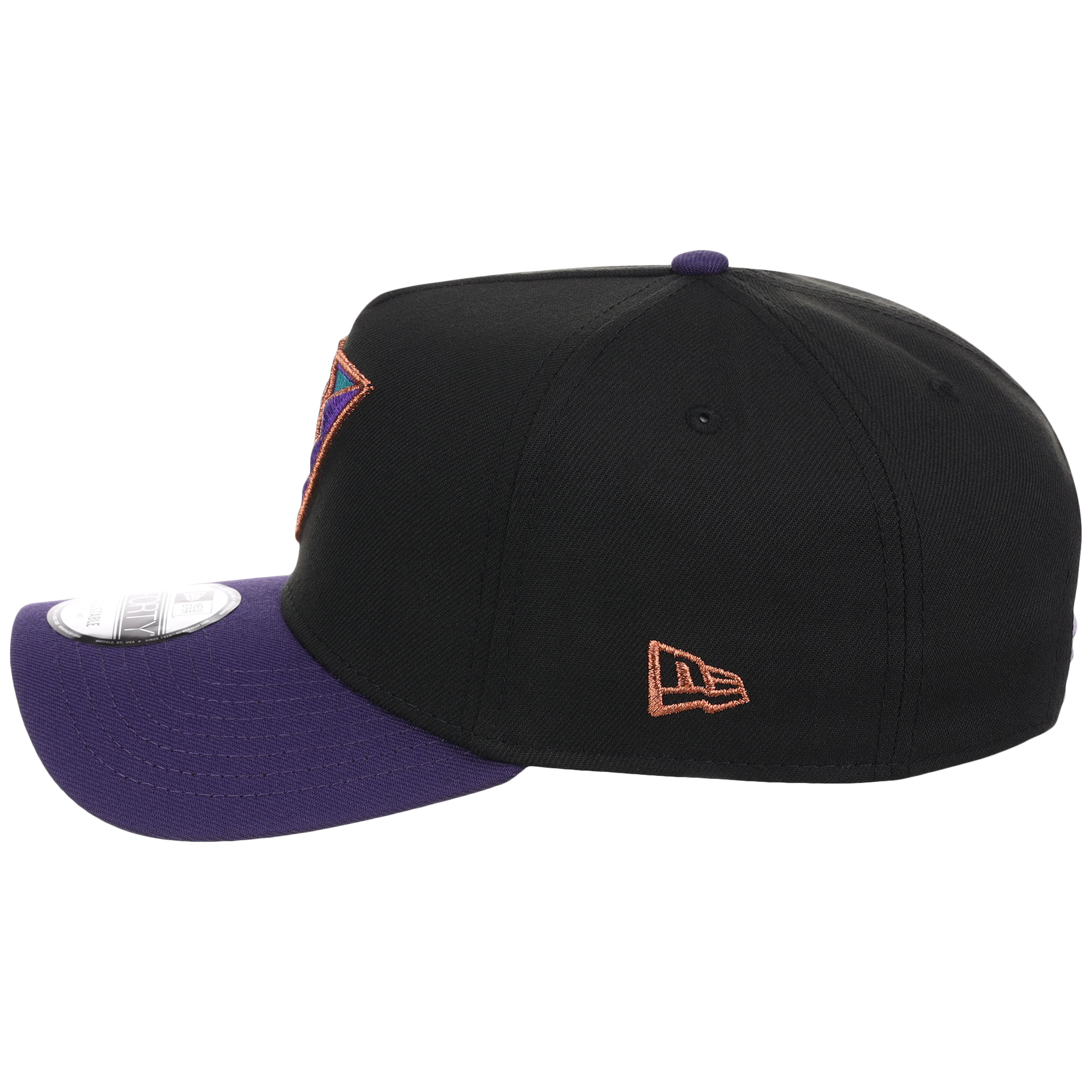 Arizona Diamondbacks MLB Flipmode 2.0 New Era 9FORTY A-Frame (Black/Purple/Gray)