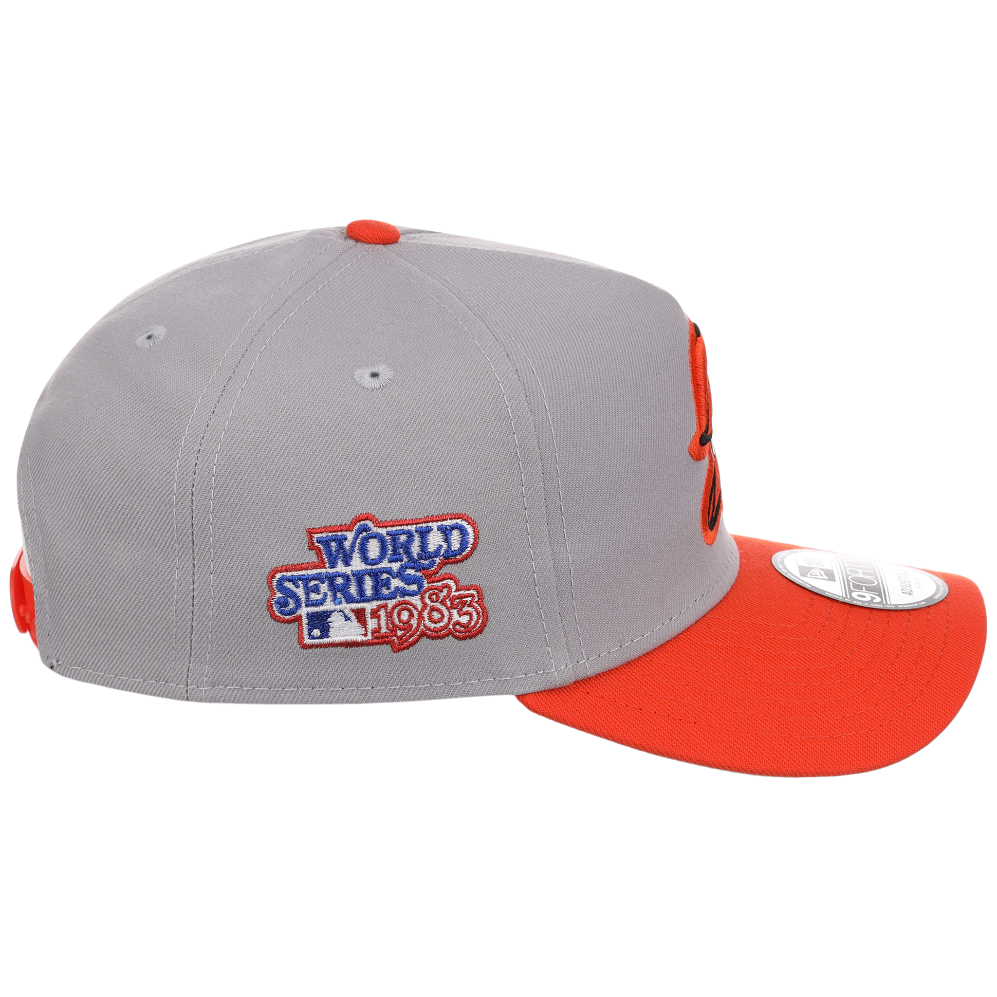 Baltimore Orioles MLB Flipmode 2.0 New Era 9FORTY A-Frame (Gray/Orange/Gray)
