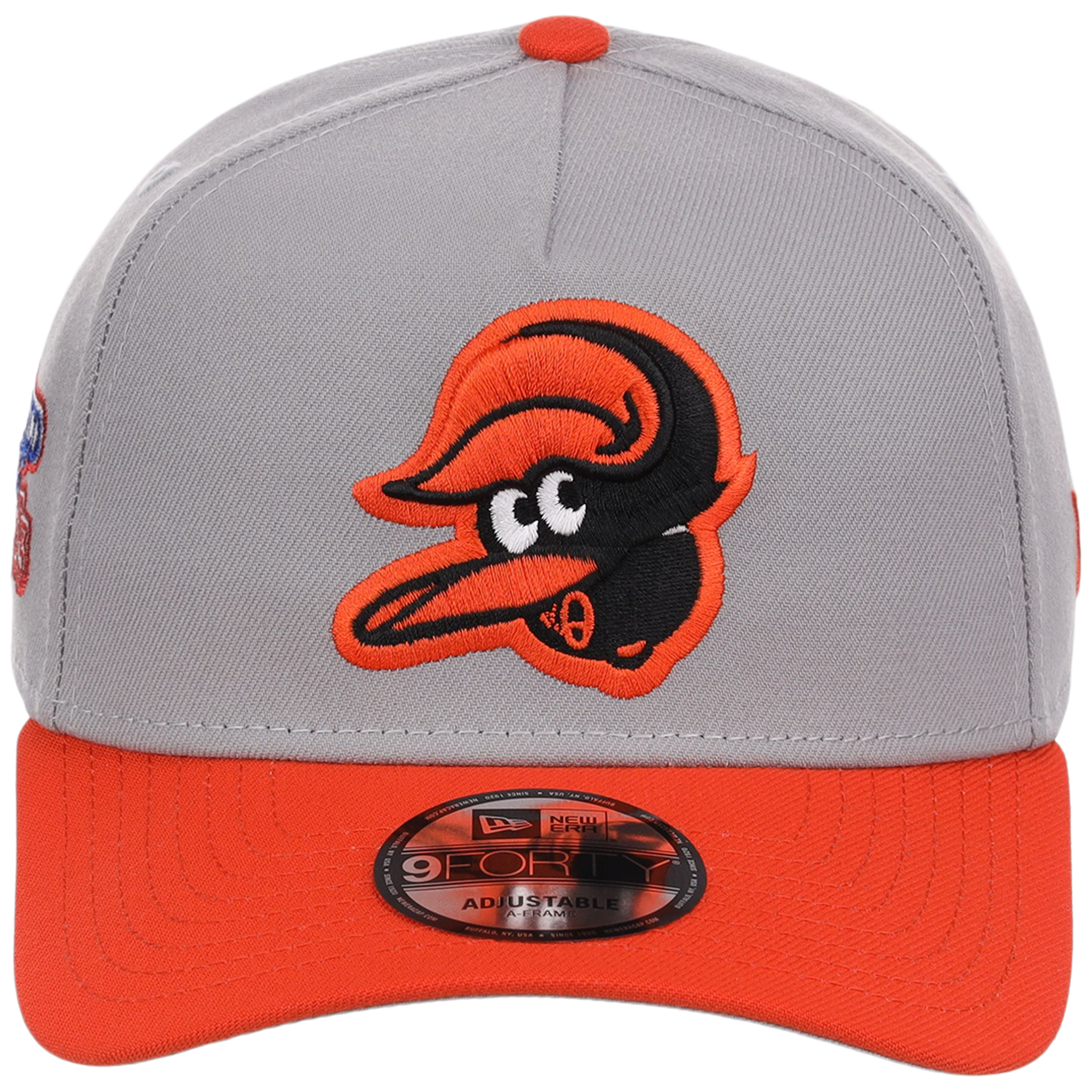 Baltimore Orioles MLB Flipmode 2.0 New Era 9FORTY A-Frame (Gray/Orange/Gray)