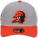 Baltimore Orioles MLB Flipmode 2.0 New Era 9FORTY A-Frame (Gray/Orange/Gray)