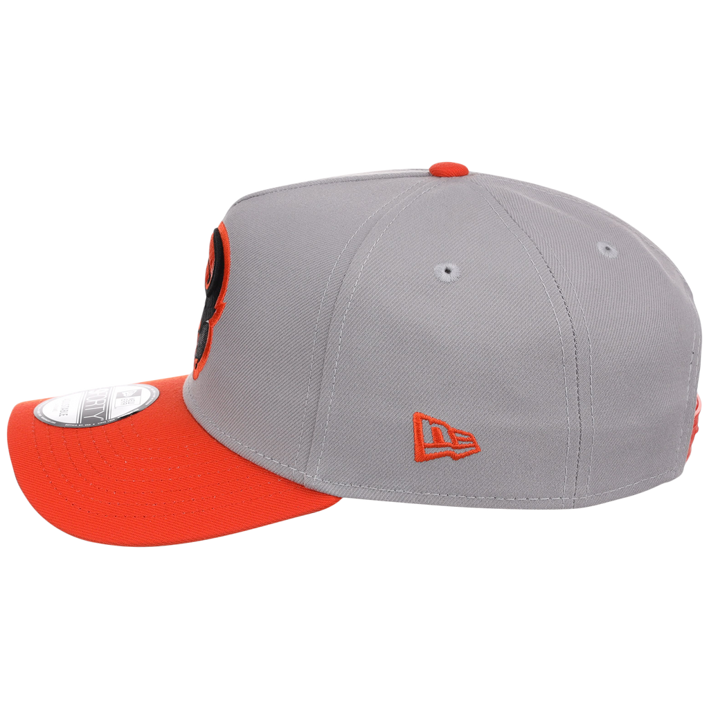 Baltimore Orioles MLB Flipmode 2.0 New Era 9FORTY A-Frame (Gray/Orange/Gray)