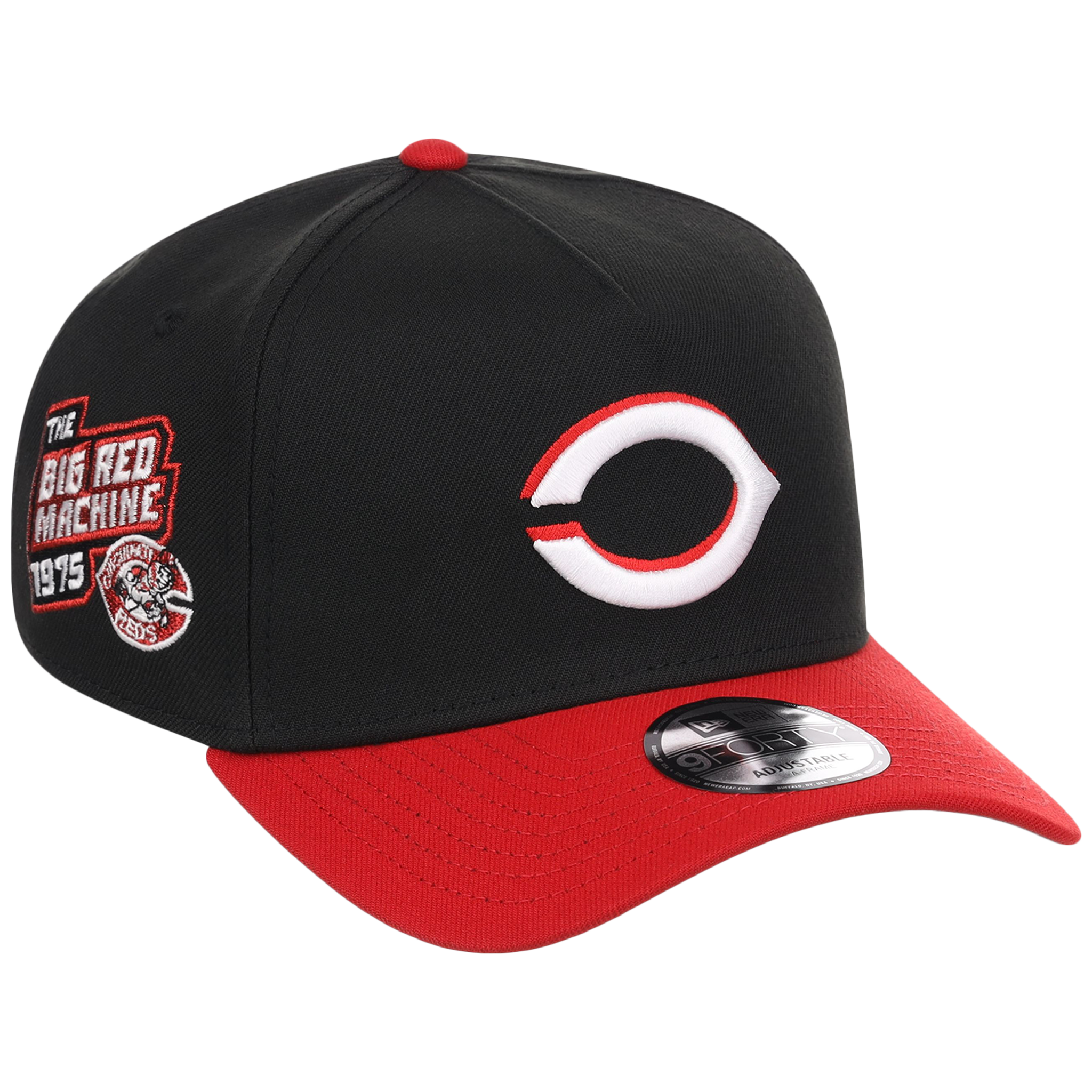Cincinnati Reds MLB Flipmode 2.0 New Era 9FORTY A-Frame (Black/Red/Gray)