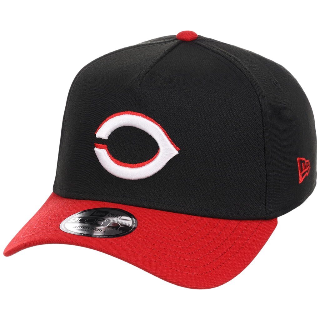 Cincinnati Reds MLB Flipmode 2.0 New Era 9FORTY A-Frame (Black/Red/Gray)