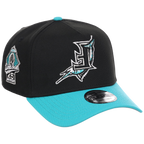 Florida Marlins MLB Flipmode 2.0 New Era 9FORTY A-Frame (Black/Teal/Gray)