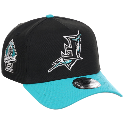 Florida Marlins MLB Flipmode 2.0 New Era 9FORTY A-Frame (Black/Teal/Gray)