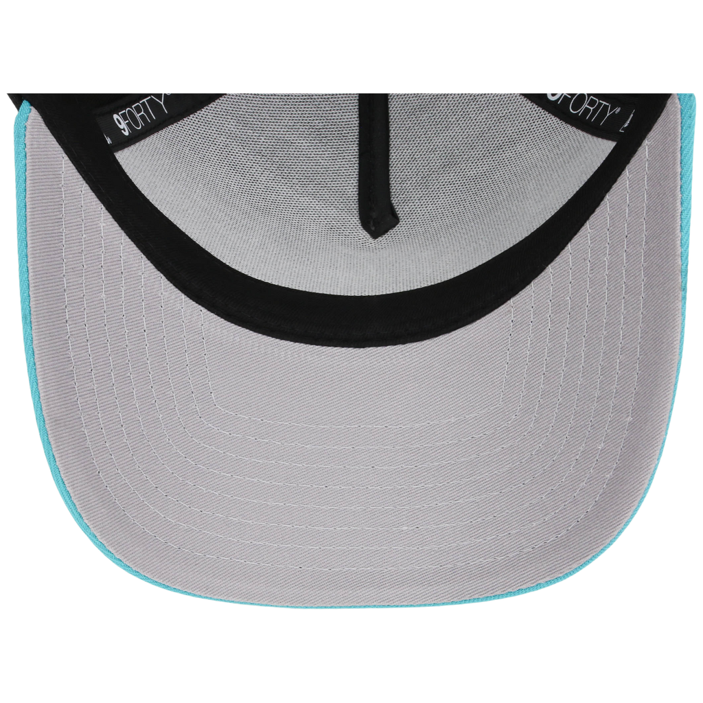 Florida Marlins MLB Flipmode 2.0 New Era 9FORTY A-Frame (Black/Teal/Gray)