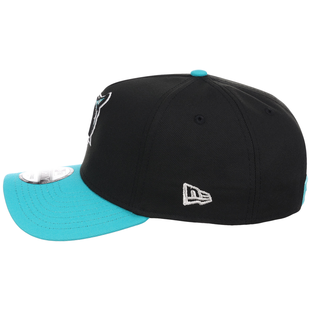 Florida Marlins MLB Flipmode 2.0 New Era 9FORTY A-Frame (Black/Teal/Gray)