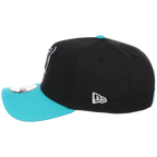Florida Marlins MLB Flipmode 2.0 New Era 9FORTY A-Frame (Black/Teal/Gray)