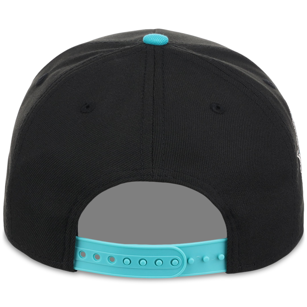 Florida Marlins MLB Flipmode 2.0 New Era 9FORTY A-Frame (Black/Teal/Gray)