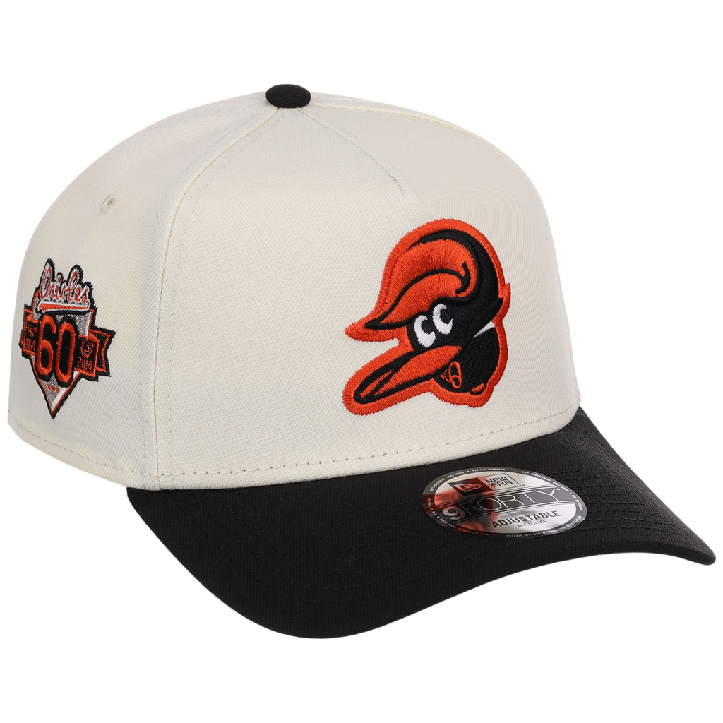 Baltimore Orioles MLB Flipmode 2.0 New Era 9FORTY A-Frame (Chrome/Black/Gray)