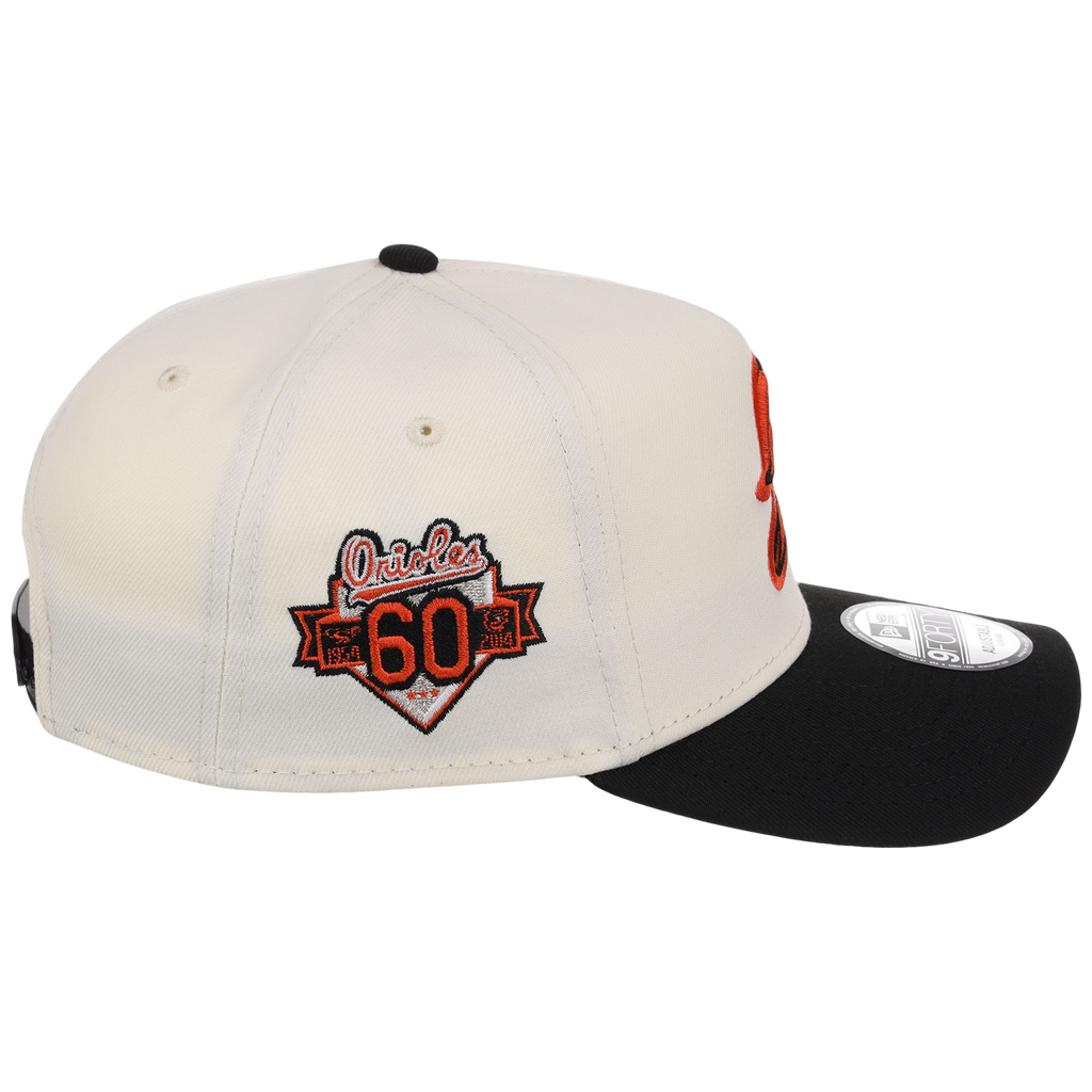 Baltimore Orioles MLB Flipmode 2.0 New Era 9FORTY A-Frame (Chrome/Black/Gray)