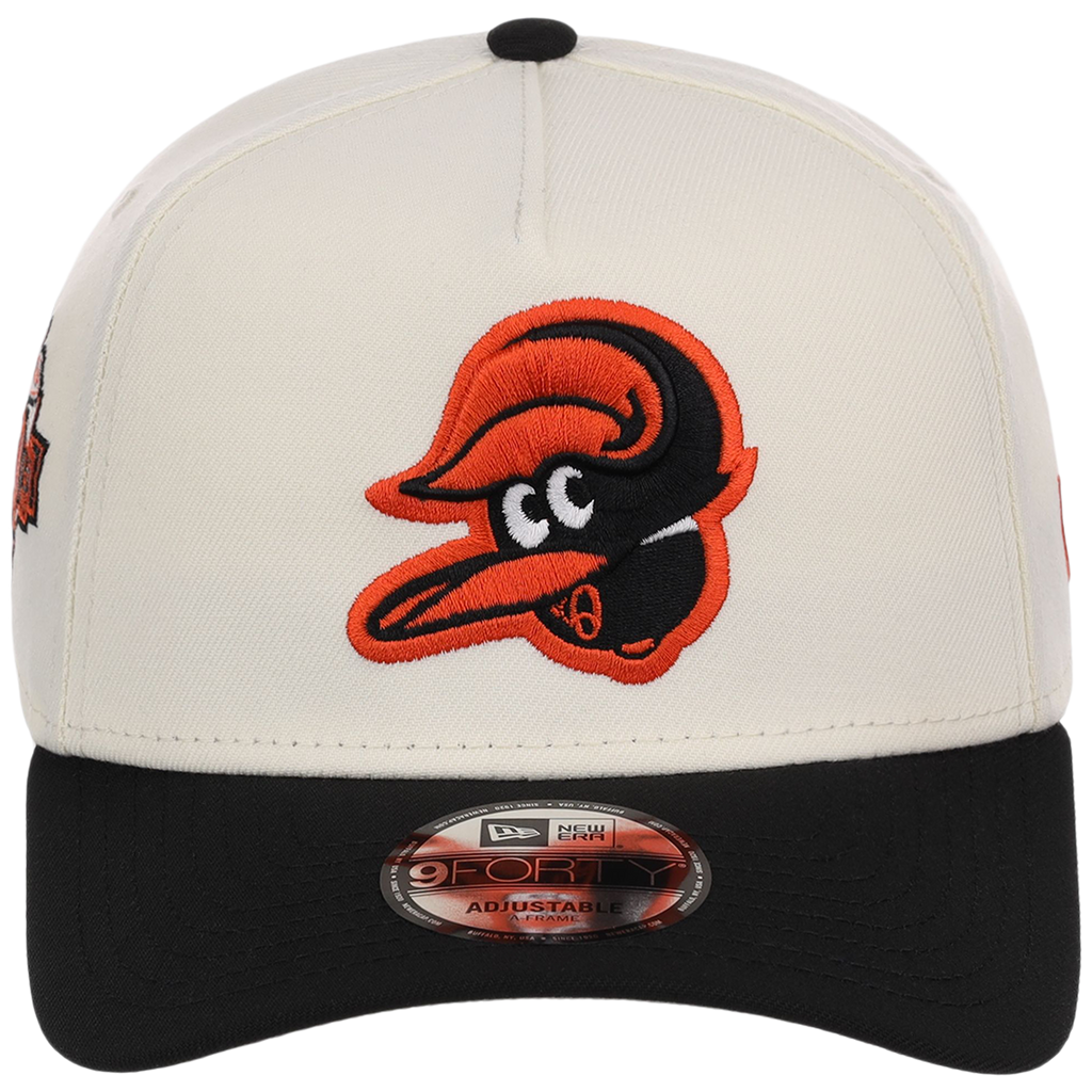 Baltimore Orioles MLB Flipmode 2.0 New Era 9FORTY A-Frame (Chrome/Black/Gray)