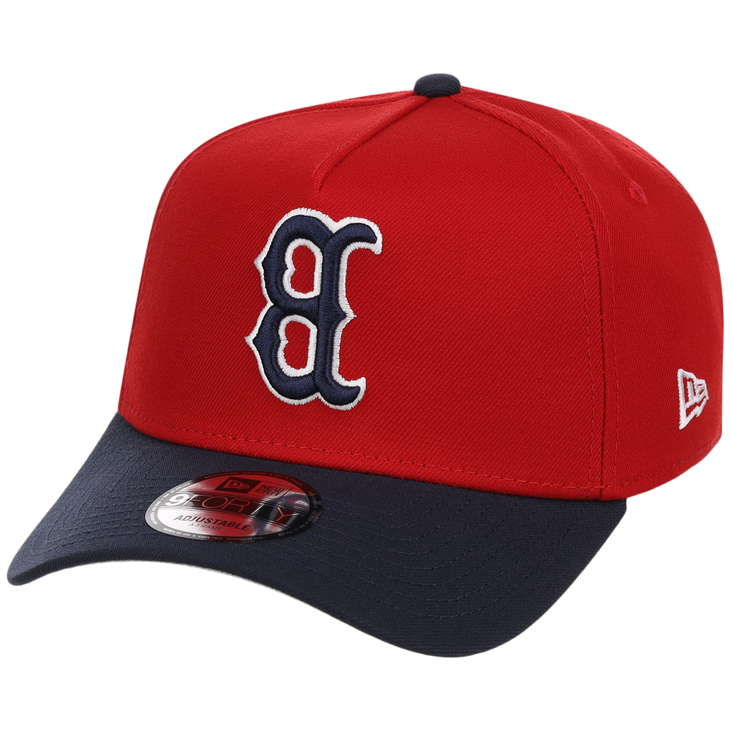 Boston Red Sox MLB Flipmode 2.0 New Era 9FORTY A-Frame (Red/Navy/Gray)