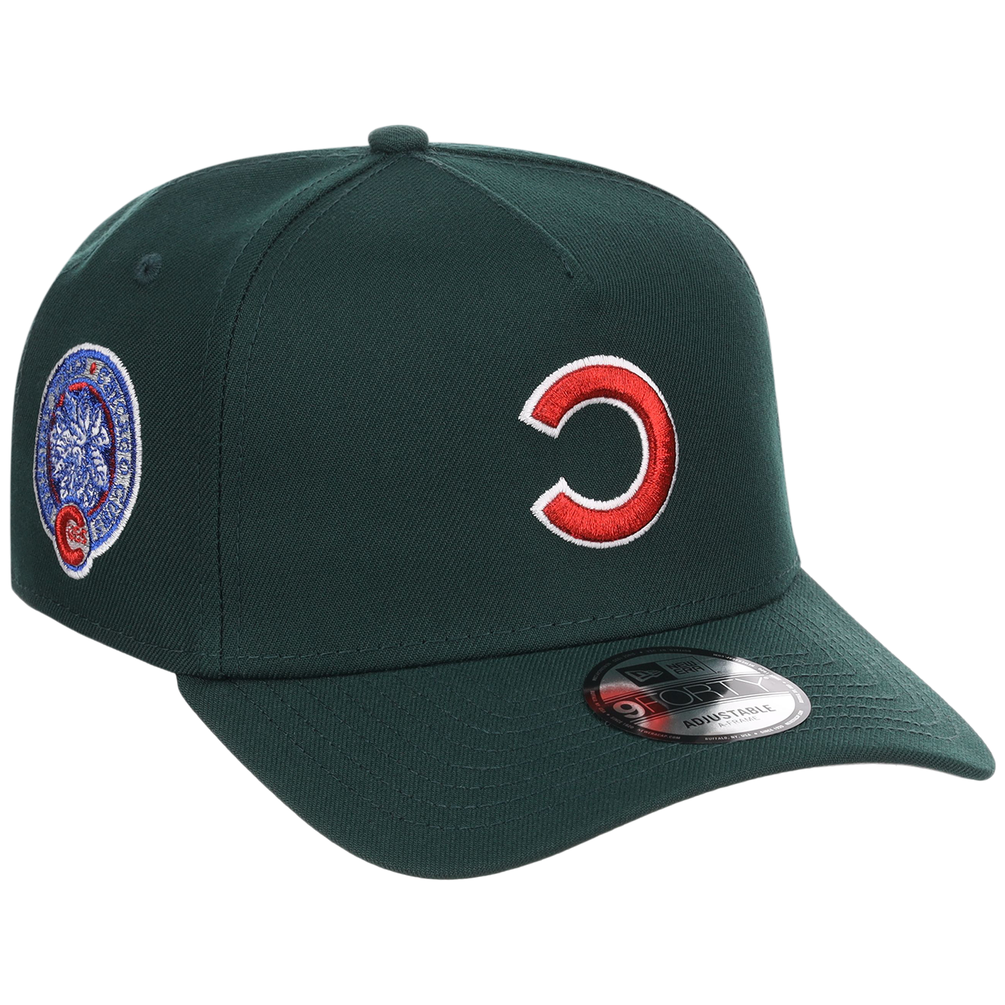 Chicago Cubs MLB Flipmode 2.0 New Era 9FORTY A-Frame (Dark Green/Dark Green/Gray)