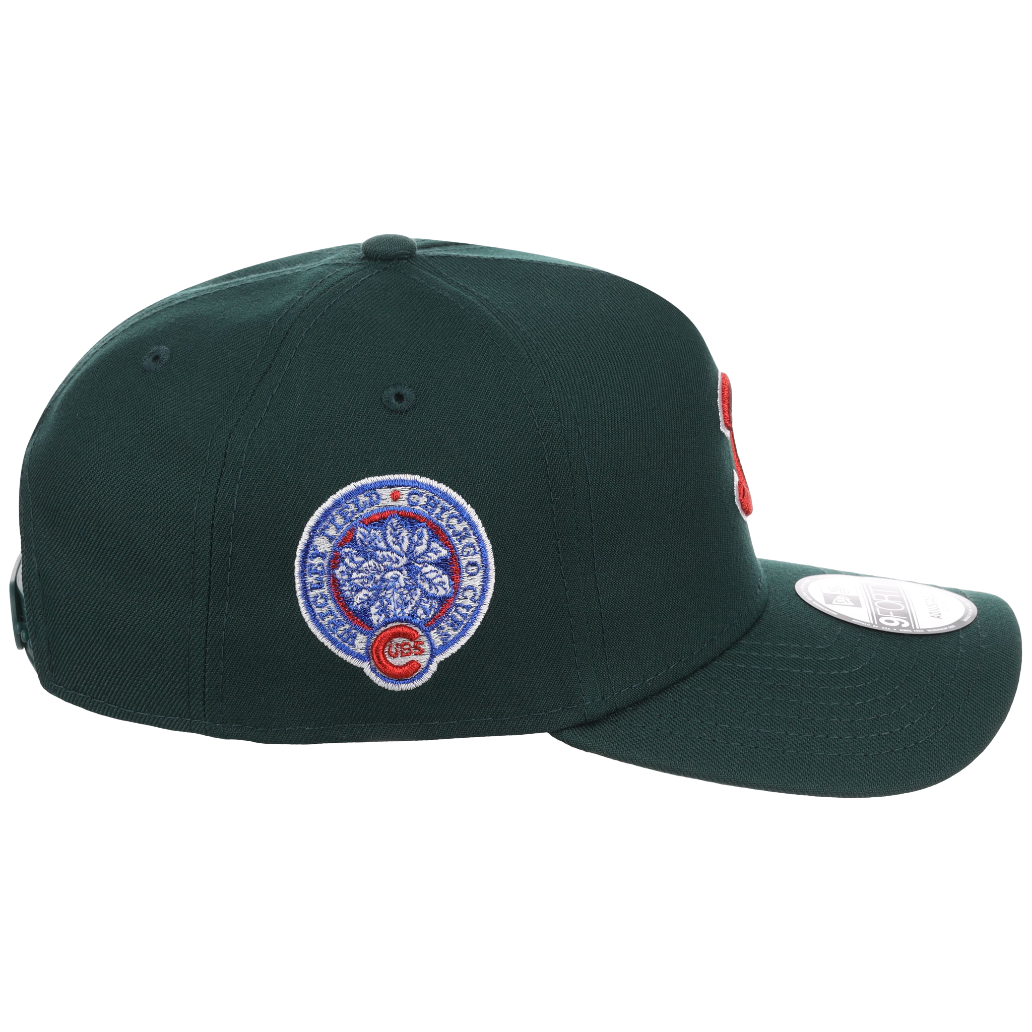 Chicago Cubs MLB Flipmode 2.0 New Era 9FORTY A-Frame (Dark Green/Dark Green/Gray)