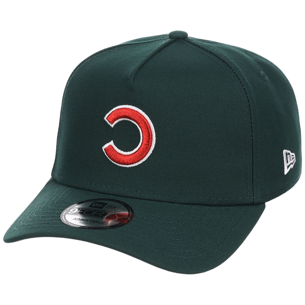 Chicago Cubs MLB Flipmode 2.0 New Era 9FORTY A-Frame (Dark Green/Dark Green/Gray)