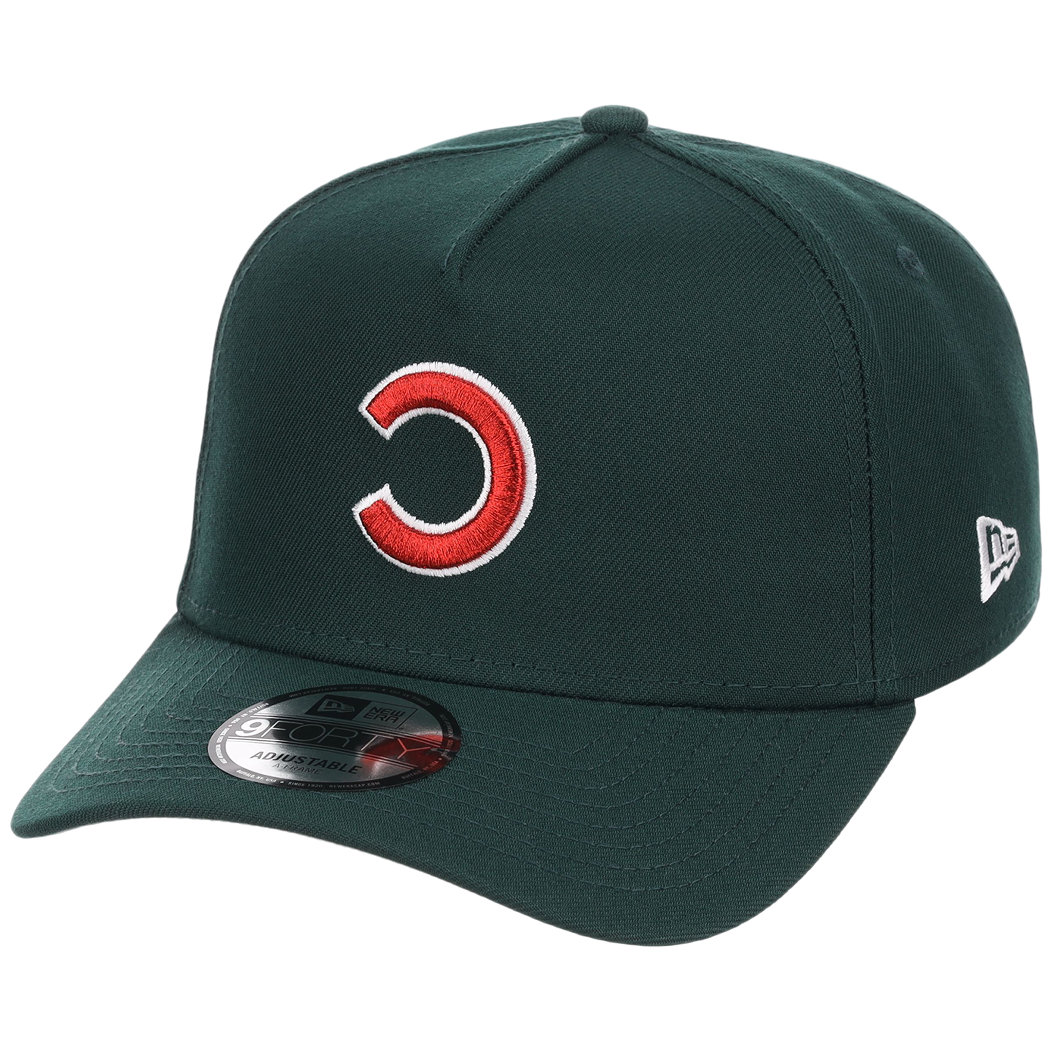 Chicago Cubs MLB Flipmode 2.0 New Era 9FORTY A-Frame (Dark Green/Dark Green/Gray)