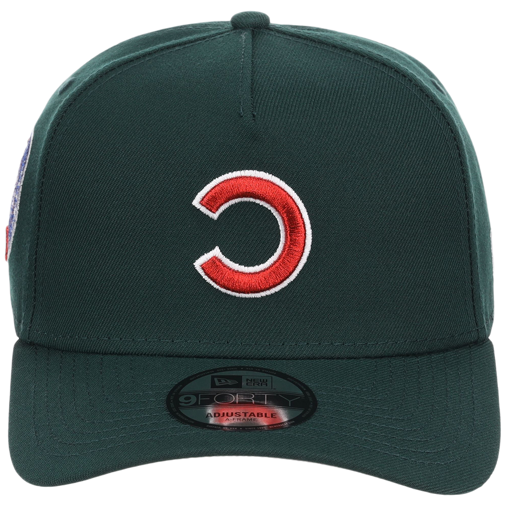 Chicago Cubs MLB Flipmode 2.0 New Era 9FORTY A-Frame (Dark Green/Dark Green/Gray)