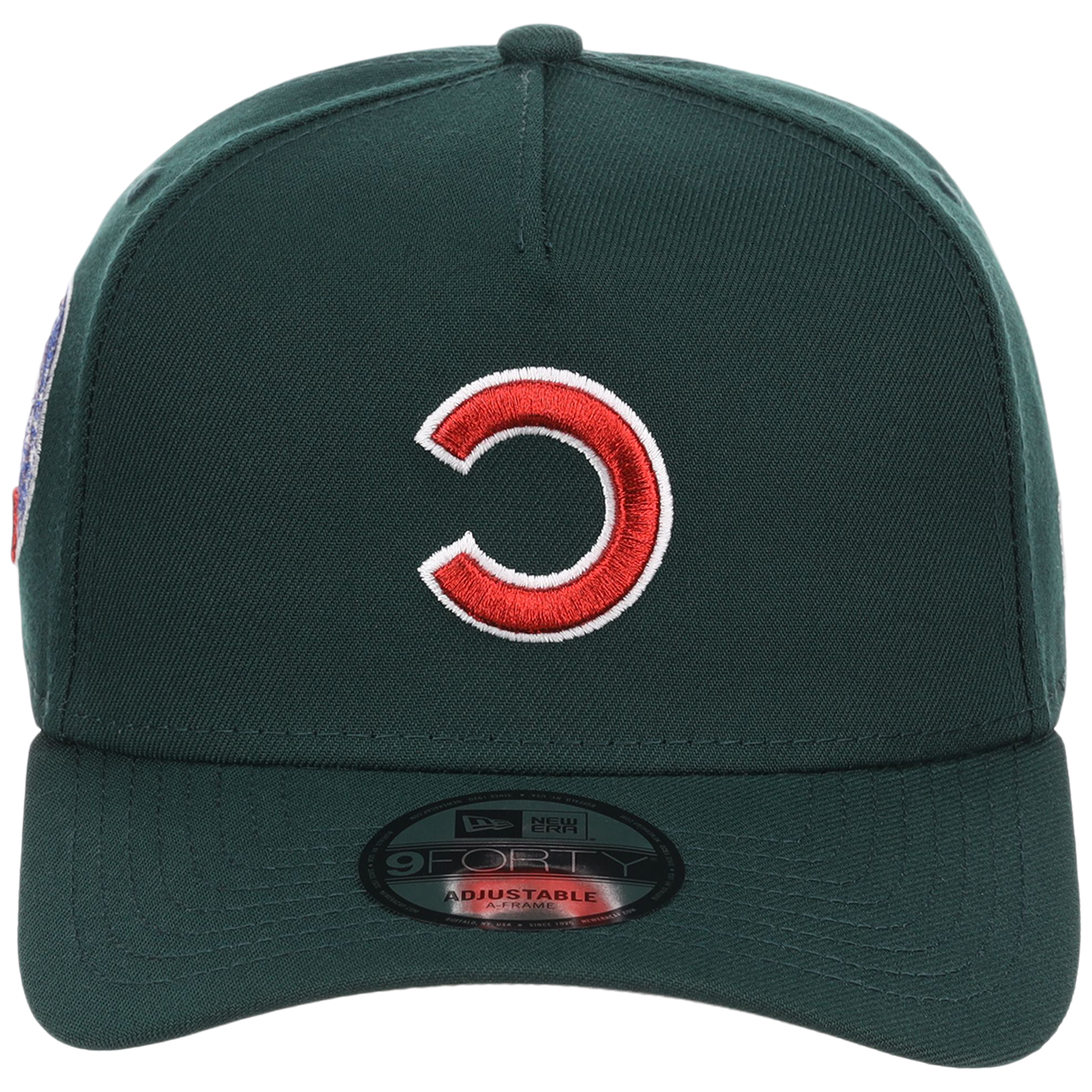 Chicago Cubs MLB Flipmode 2.0 New Era 9FORTY A-Frame (Dark Green/Dark Green/Gray)