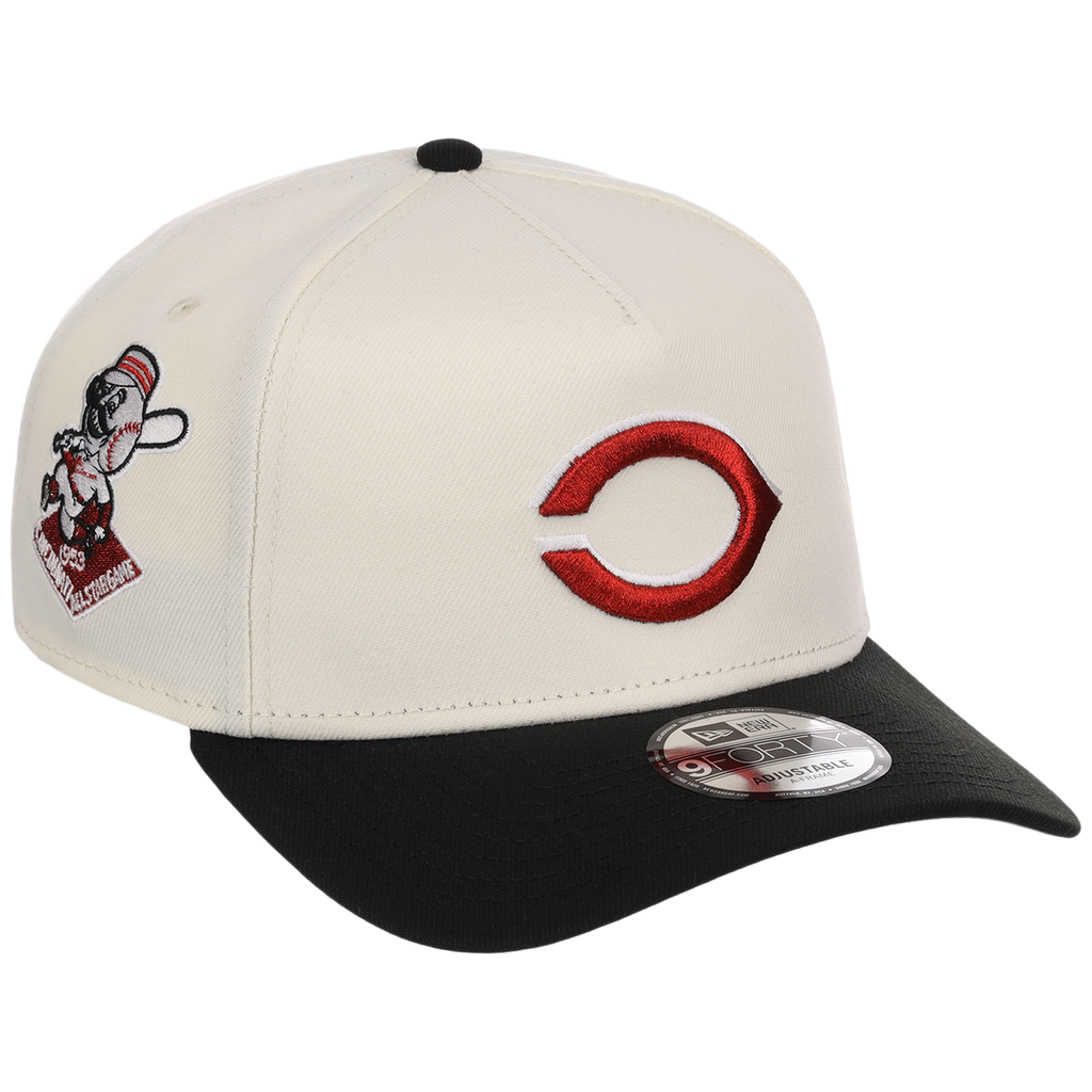 Cincinnati Reds MLB Flipmode 2.0 New Era 9FORTY A-Frame (Chrome/Black/Gray)