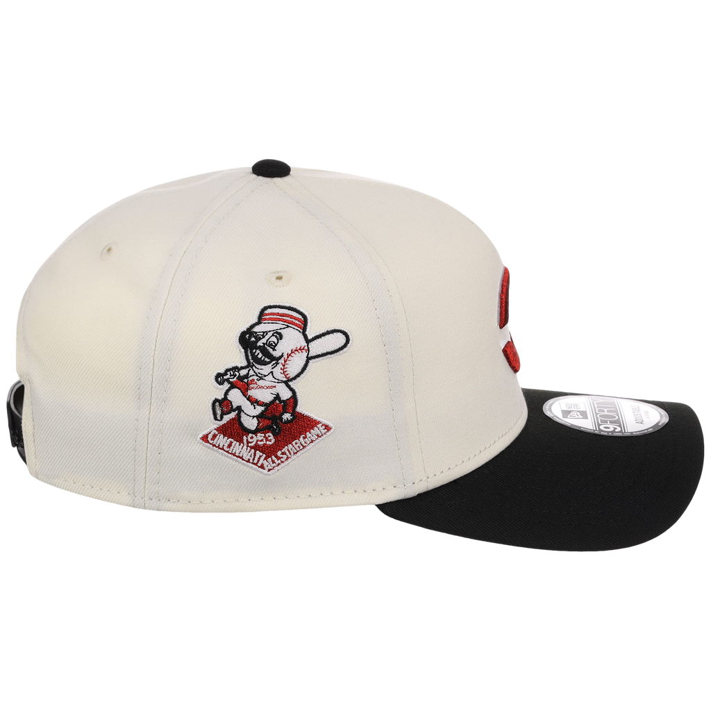 Cincinnati Reds MLB Flipmode 2.0 New Era 9FORTY A-Frame (Chrome/Black/Gray)