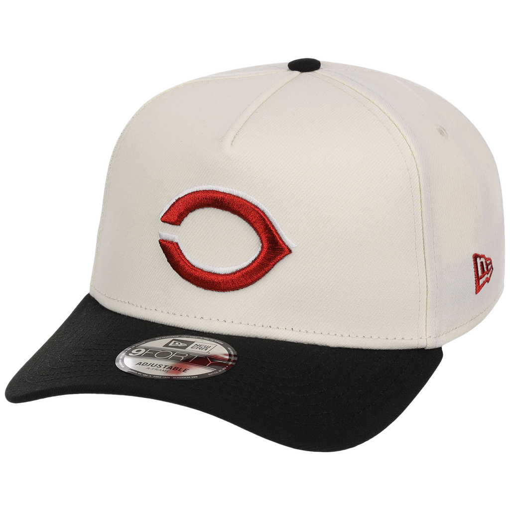 Cincinnati Reds MLB Flipmode 2.0 New Era 9FORTY A-Frame (Chrome/Black/Gray)
