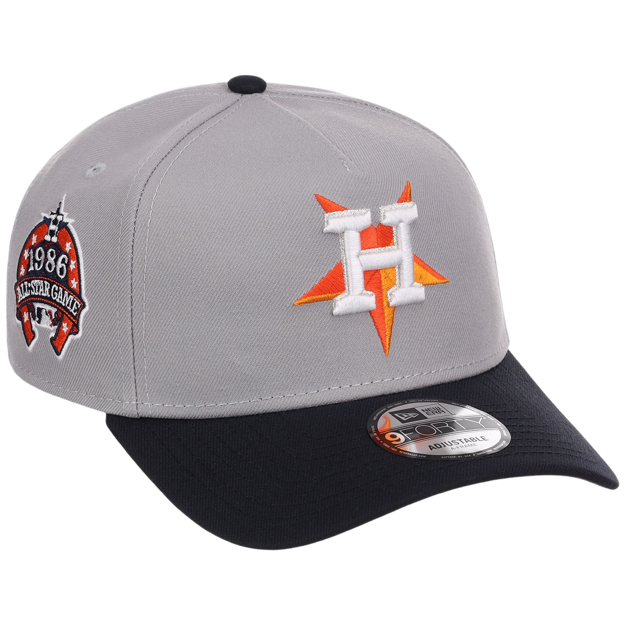 Houston Astros MLB Flipmode 2.0 New Era 9FORTY A-Frame (Gray/Navy/Gray)