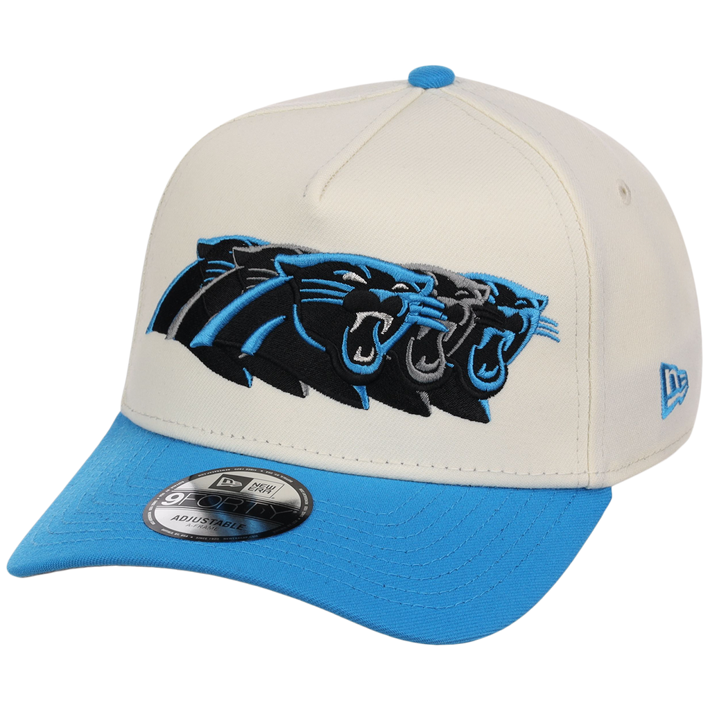 Carolina Panthers NFL Seismic New Era 9FORTY A-Frame