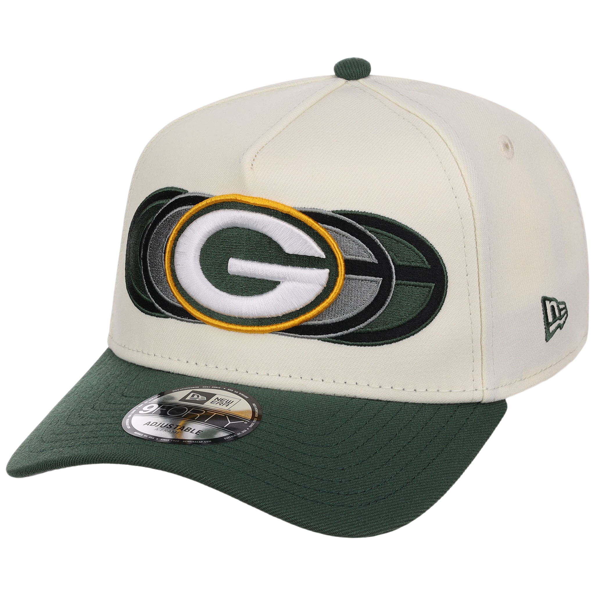Green Bay Packers NFL Seismic New Era 9FORTY A-Frame