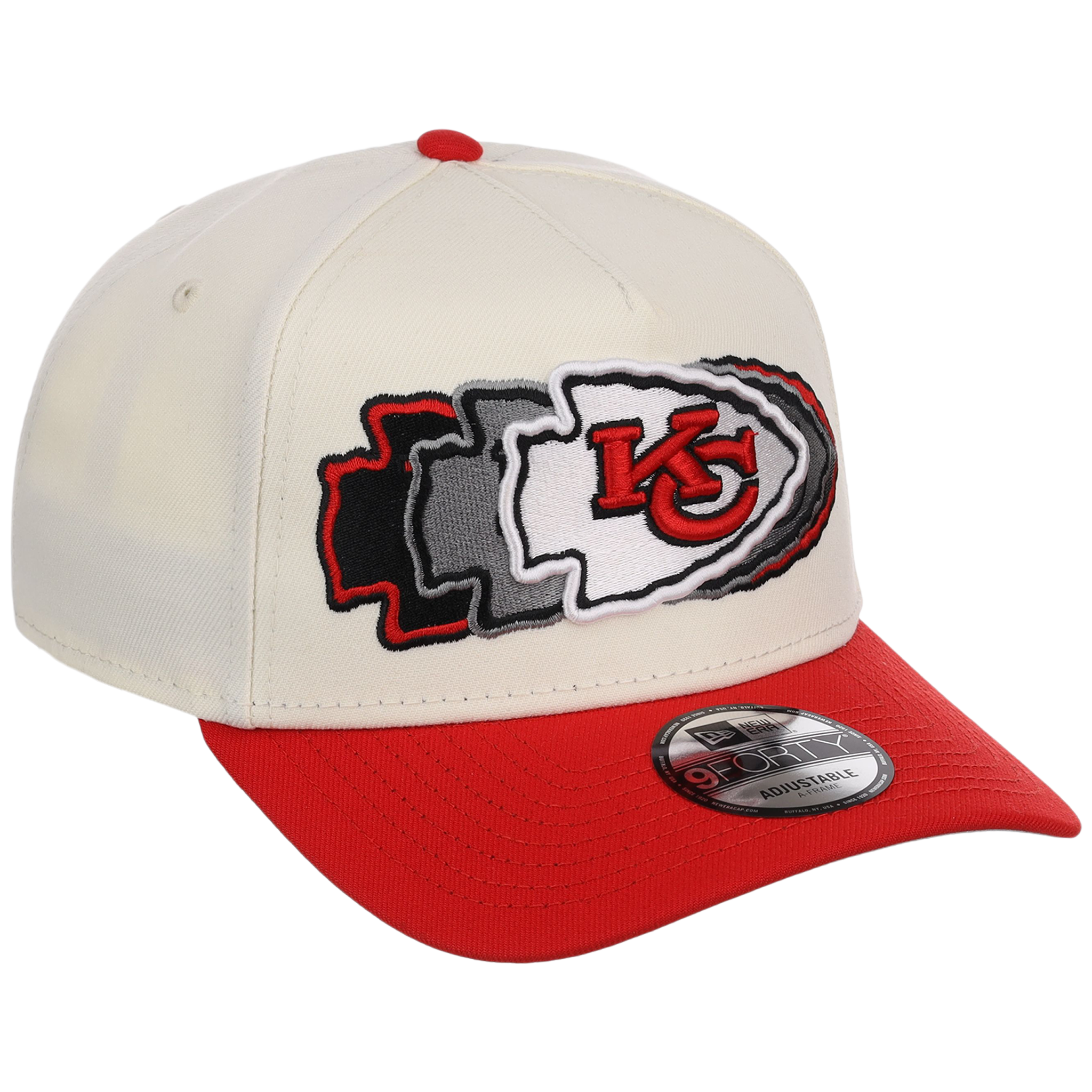 Kansas City Chiefs NFL Seismic New Era 9FORTY A-Frame