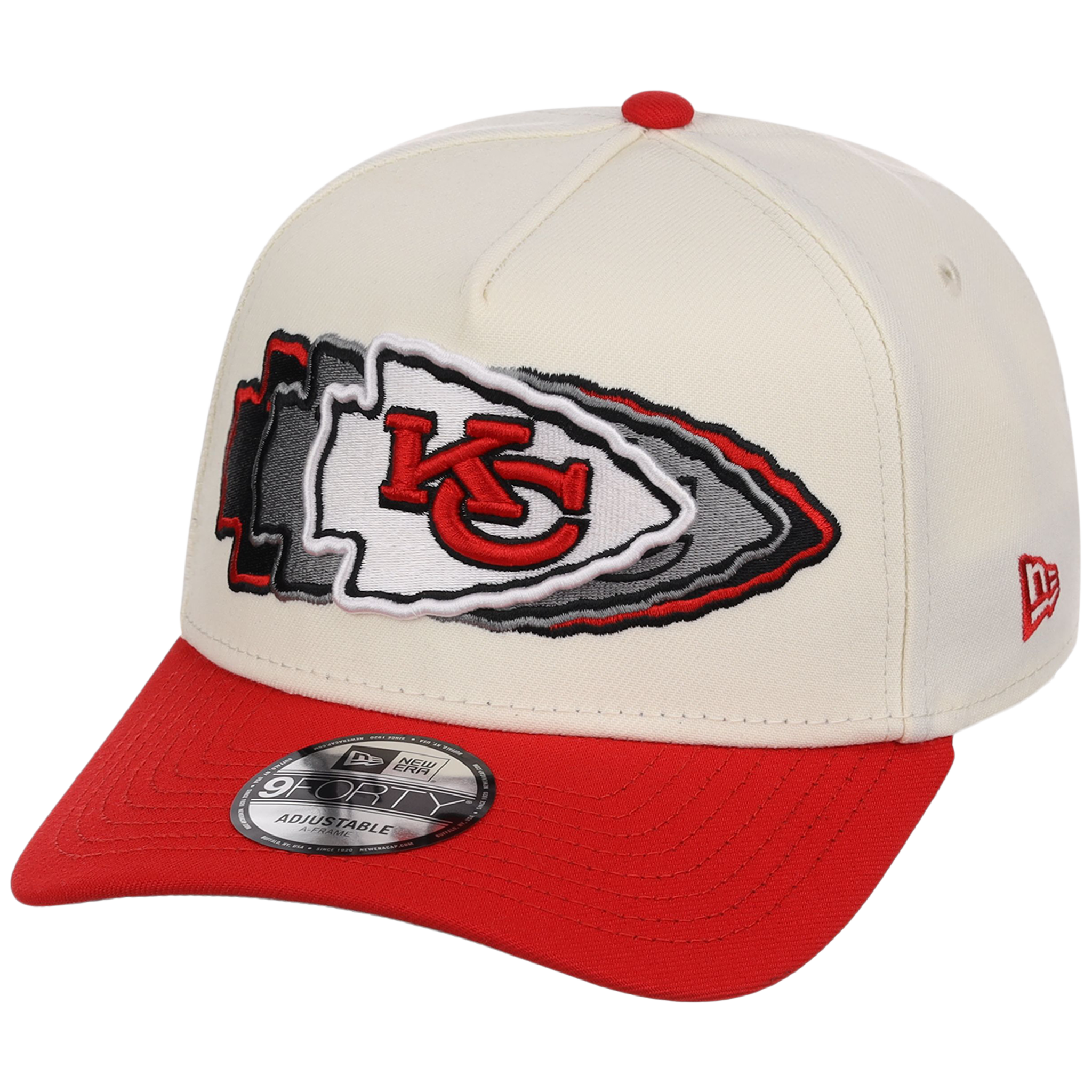 Kansas City Chiefs NFL Seismic New Era 9FORTY A-Frame