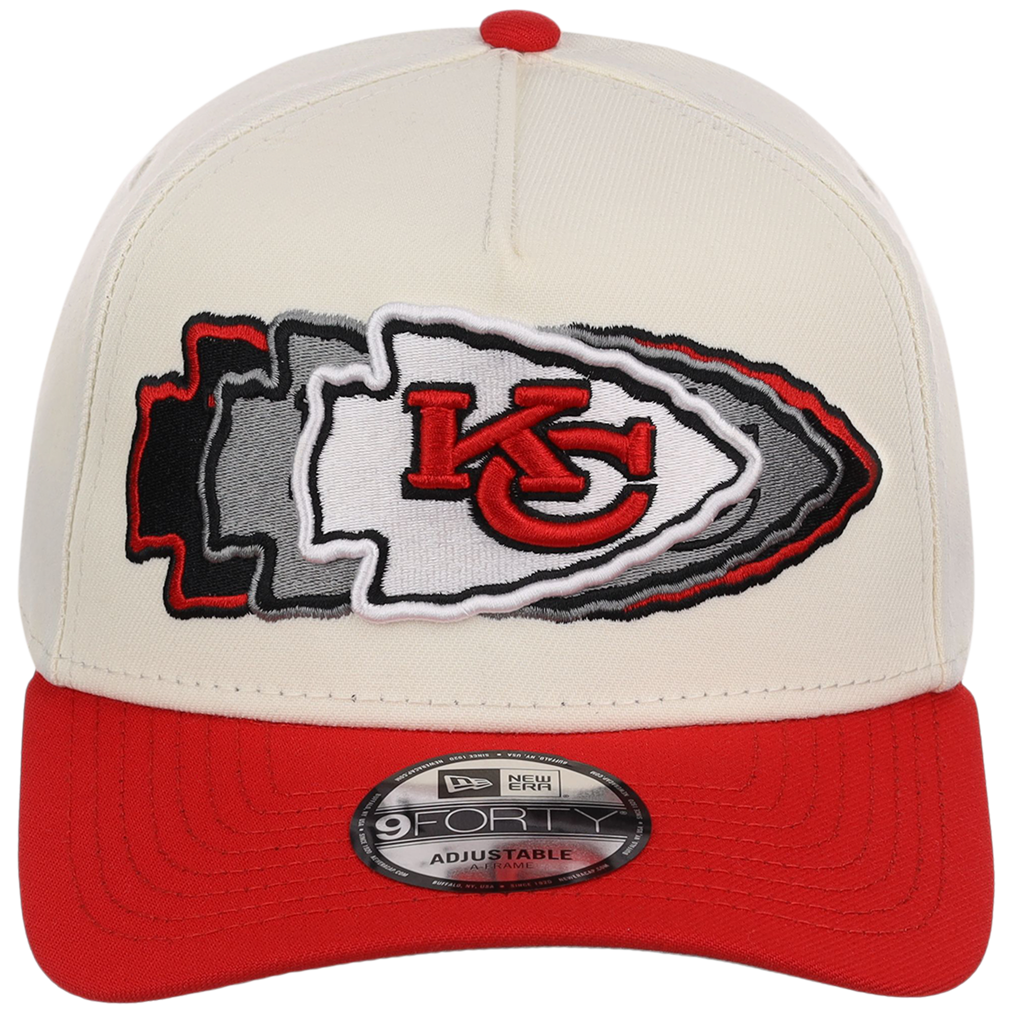 Kansas City Chiefs NFL Seismic New Era 9FORTY A-Frame