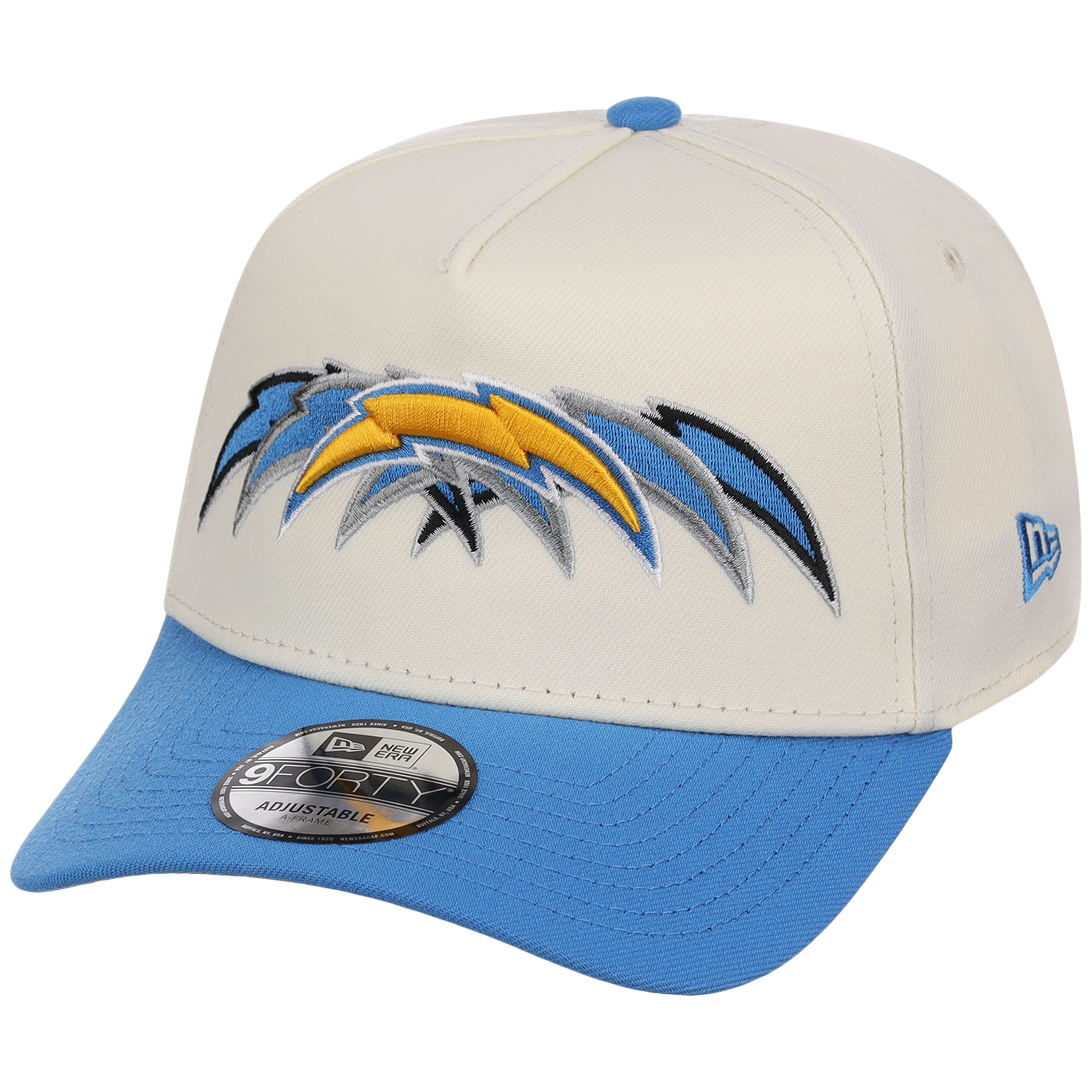 Los Angeles Chargers NFL Seismic New Era 9FORTY A-Frame