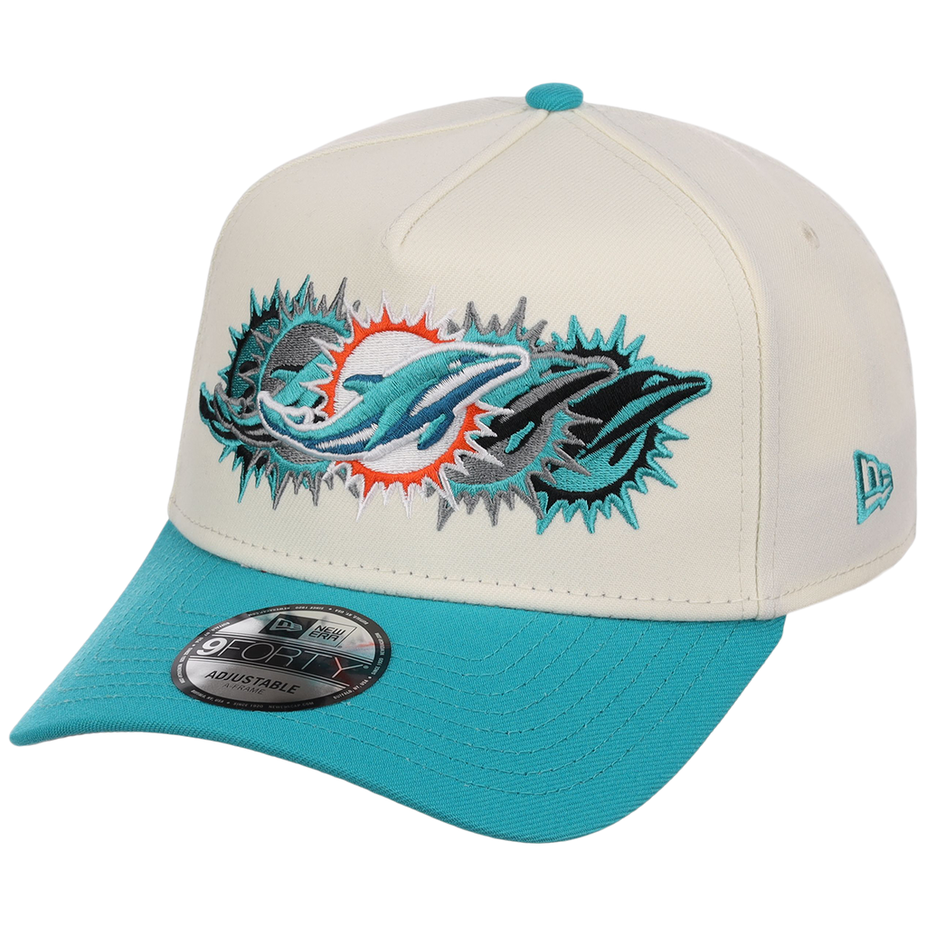 Miami Dolphins NFL Seismic New Era 9FORTY A-Frame