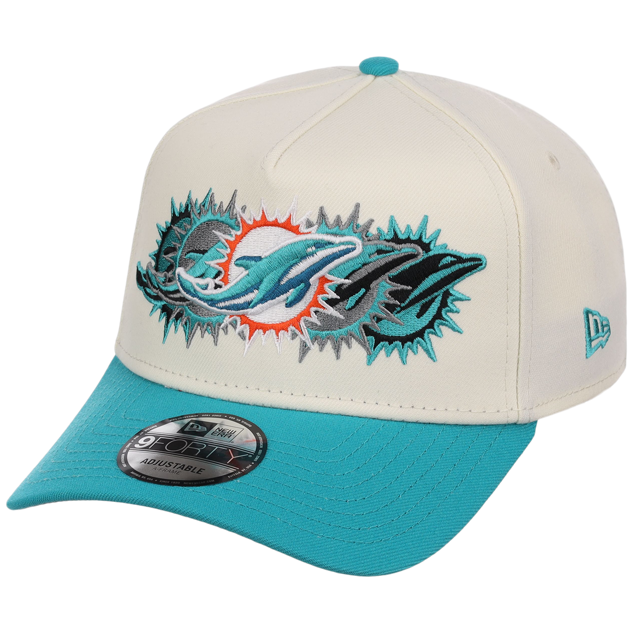 Miami Dolphins NFL Seismic New Era 9FORTY A-Frame