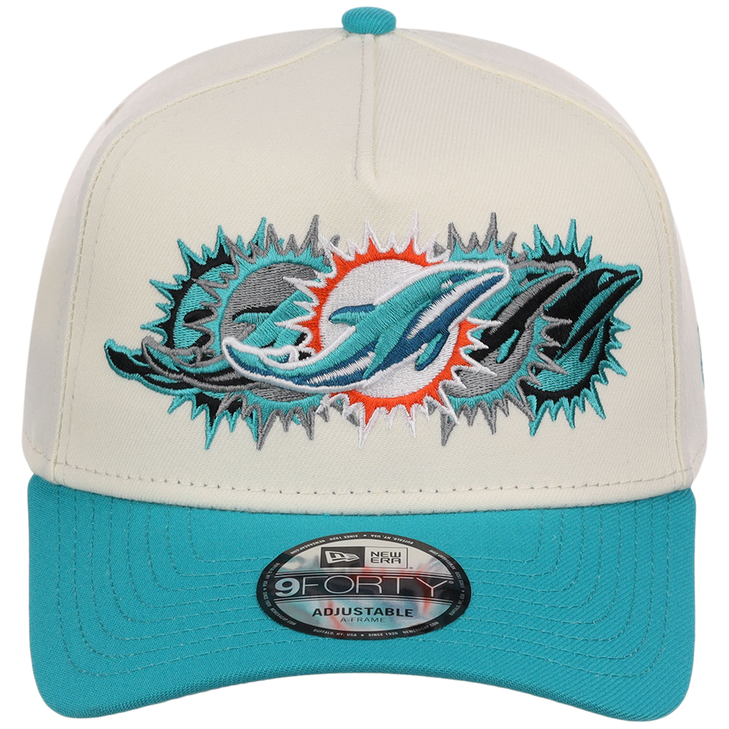 Miami Dolphins NFL Seismic New Era 9FORTY A-Frame