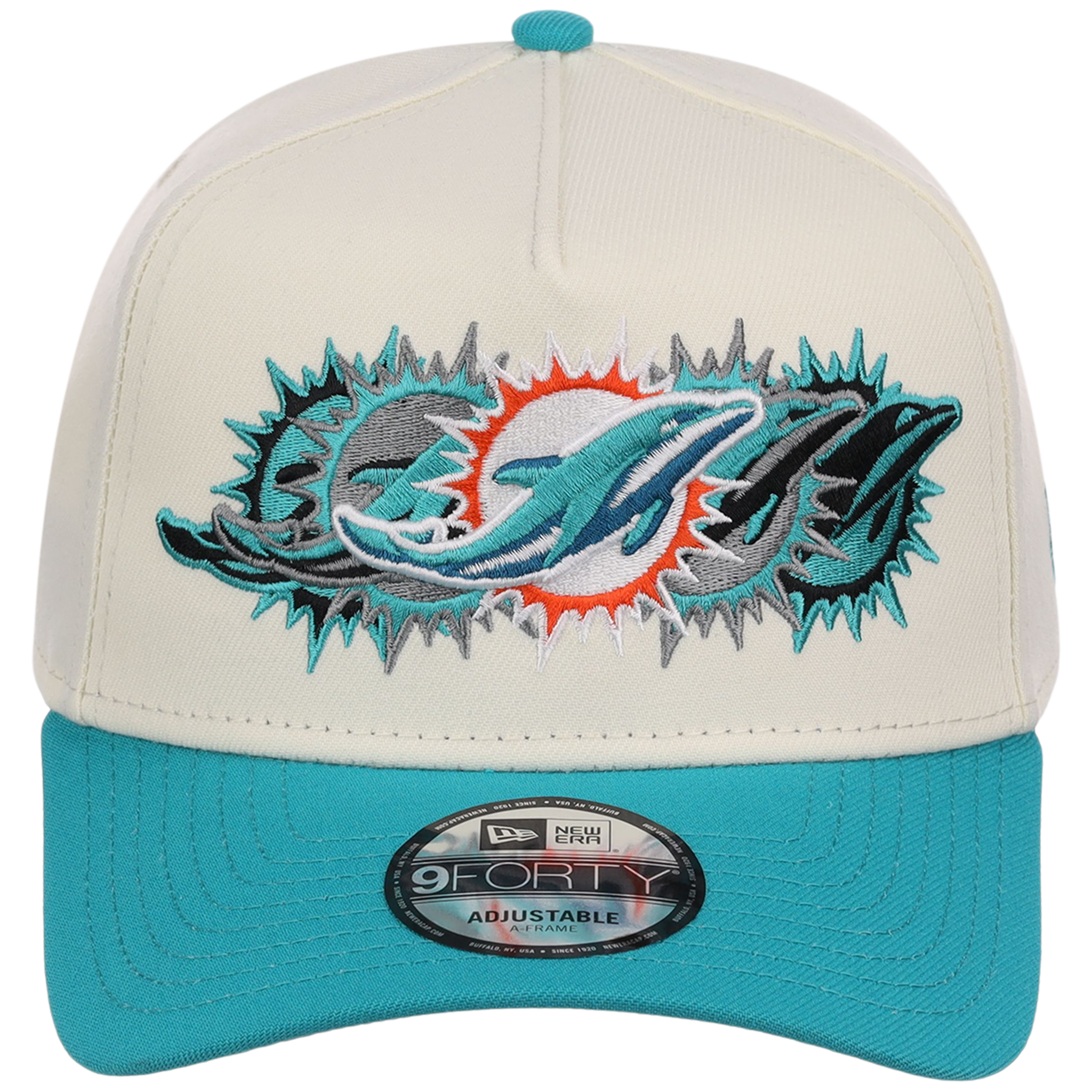 Miami Dolphins NFL Seismic New Era 9FORTY A-Frame