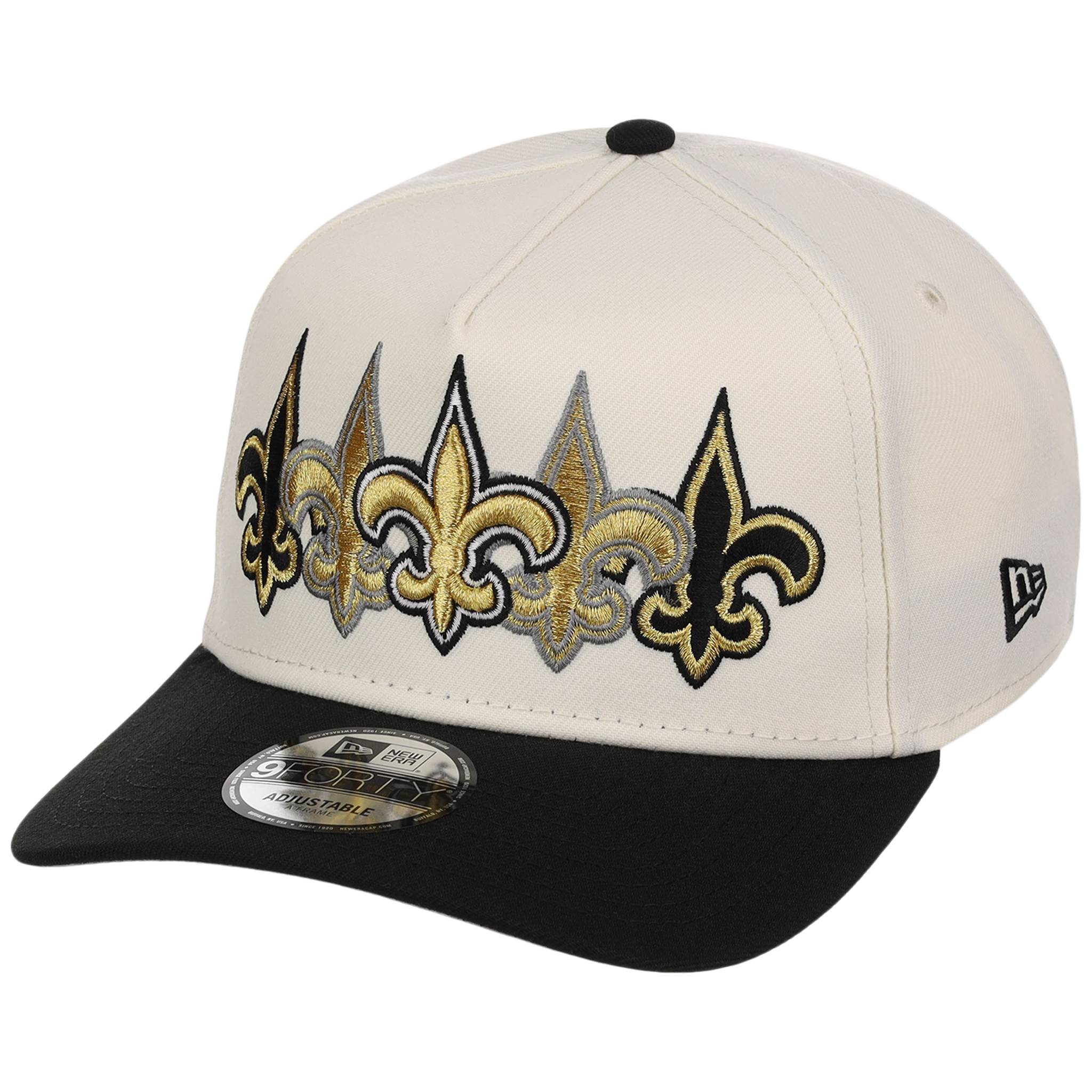New Orleans Saints NFL Seismic New Era 9FORTY A-Frame