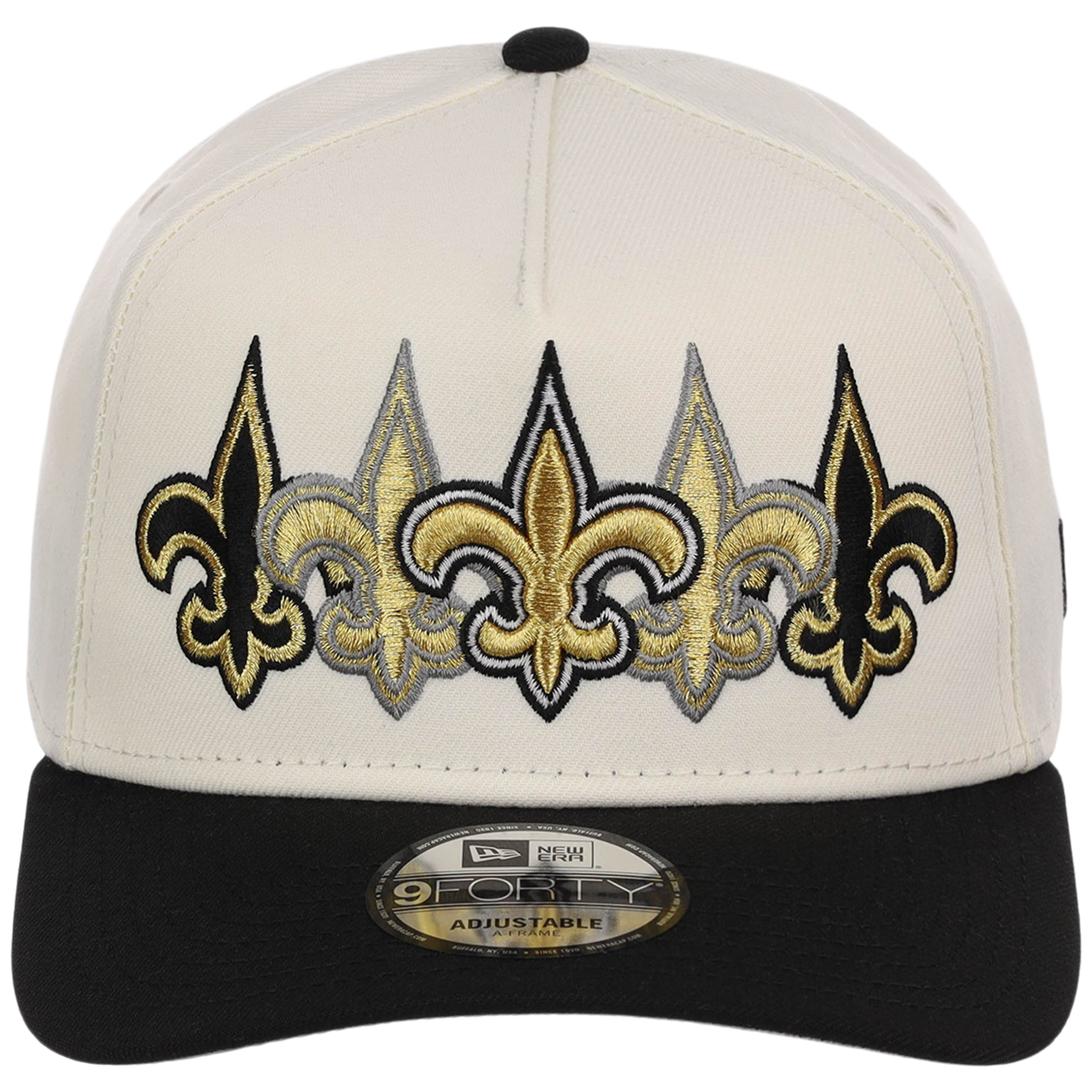 New Orleans Saints NFL Seismic New Era 9FORTY A-Frame
