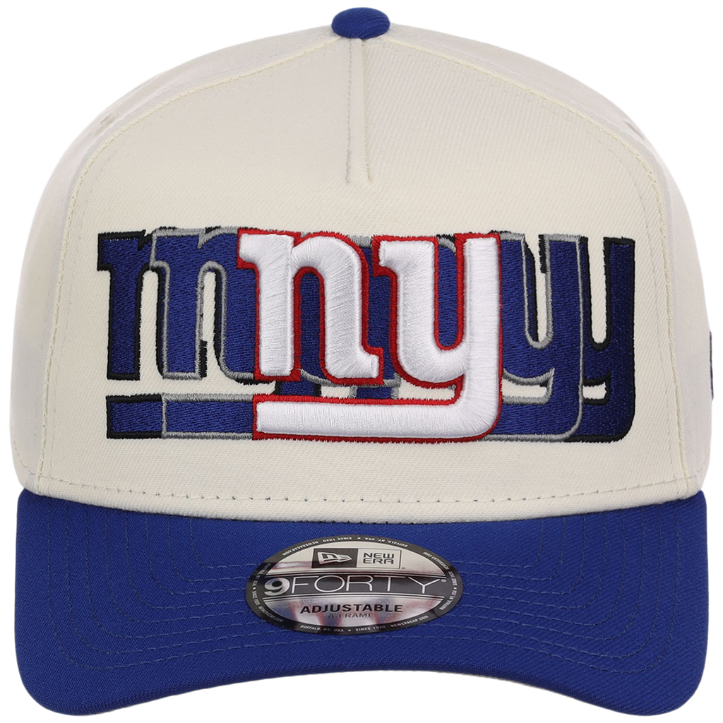 New York Giants NFL Seismic New Era 9FORTY A-Frame