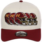 Washington Commanders NFL Seismic New Era 9FORTY A-Frame