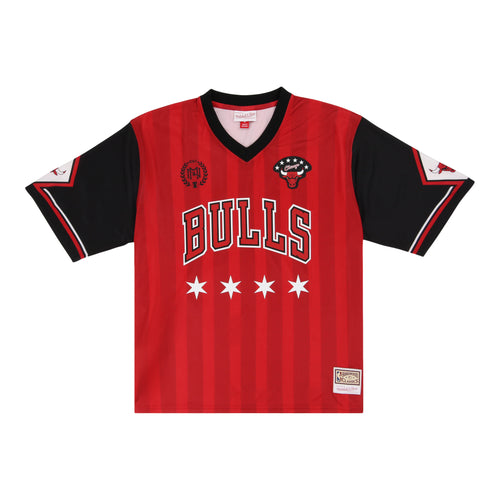 Chicago Bulls NBA Goal Line Soccer Jersey Mitchell & Ness Collection